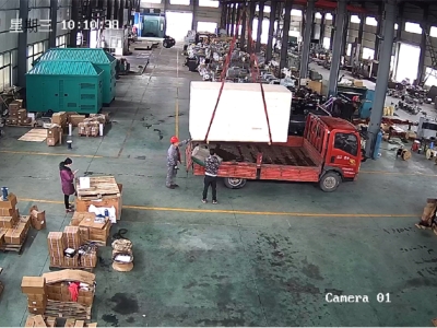 出口緬甸一臺(tái)玉柴300千瓦柴油發(fā)電機(jī)組